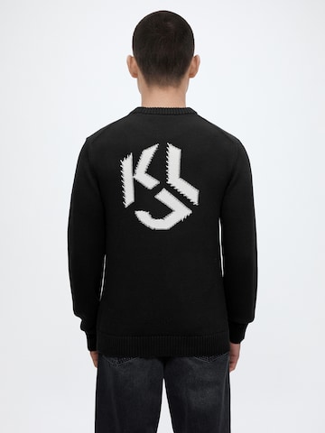 KARL LAGERFELD JEANS - Jersey en negro: frente