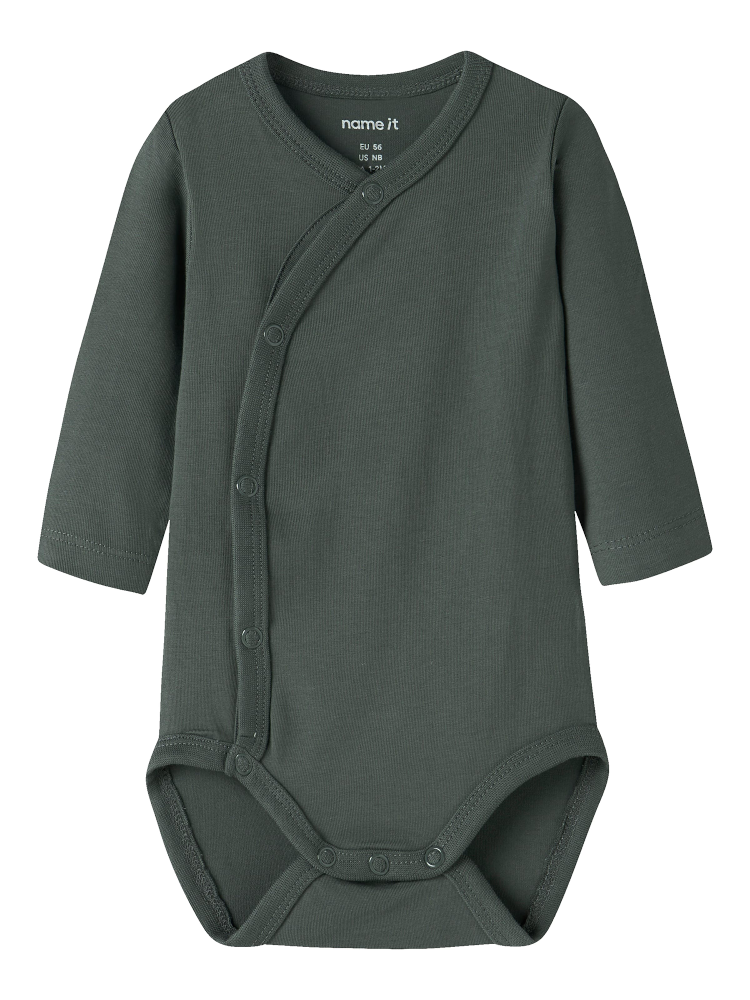 NAME IT Romper/Bodysuit 'NBMVROLLE' in Grey: front