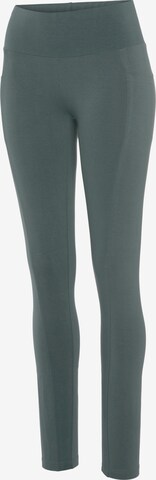 VIVANCE Skinny Workout Pants in Green