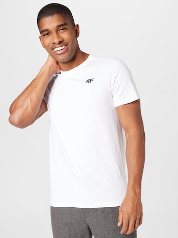 4F Performance Shirt in White: front