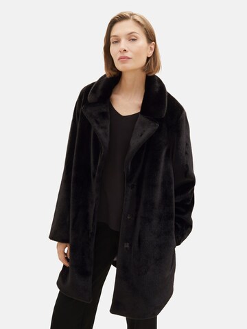 TOM TAILOR Mantel in Schwarz