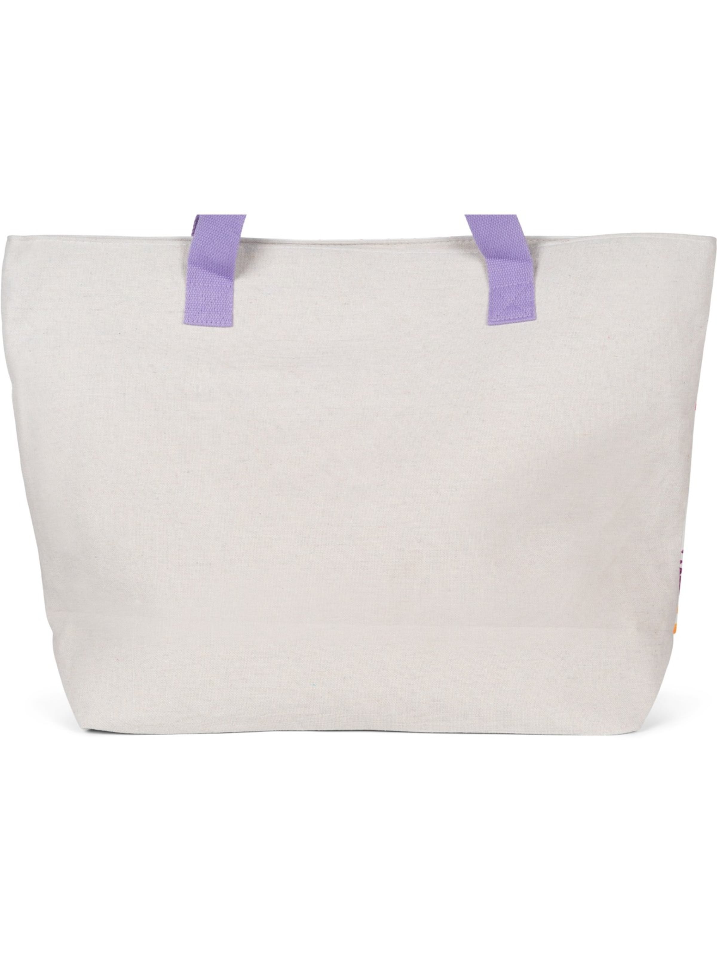 styleBREAKER Strandtasche 'Strandtasche Azteken Muster - Boho'‌‌‌ in Lila