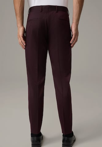 STRELLSON Slimfit Pantalon ' Melwin ' in Rood