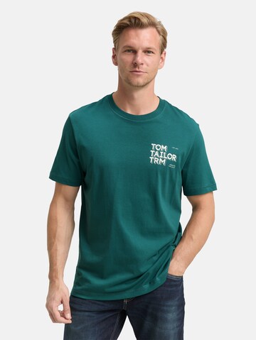 TOM TAILOR Shirt in Groen: voorkant
