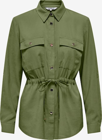 ONLY Blouse 'ARIS' in Groen: voorkant