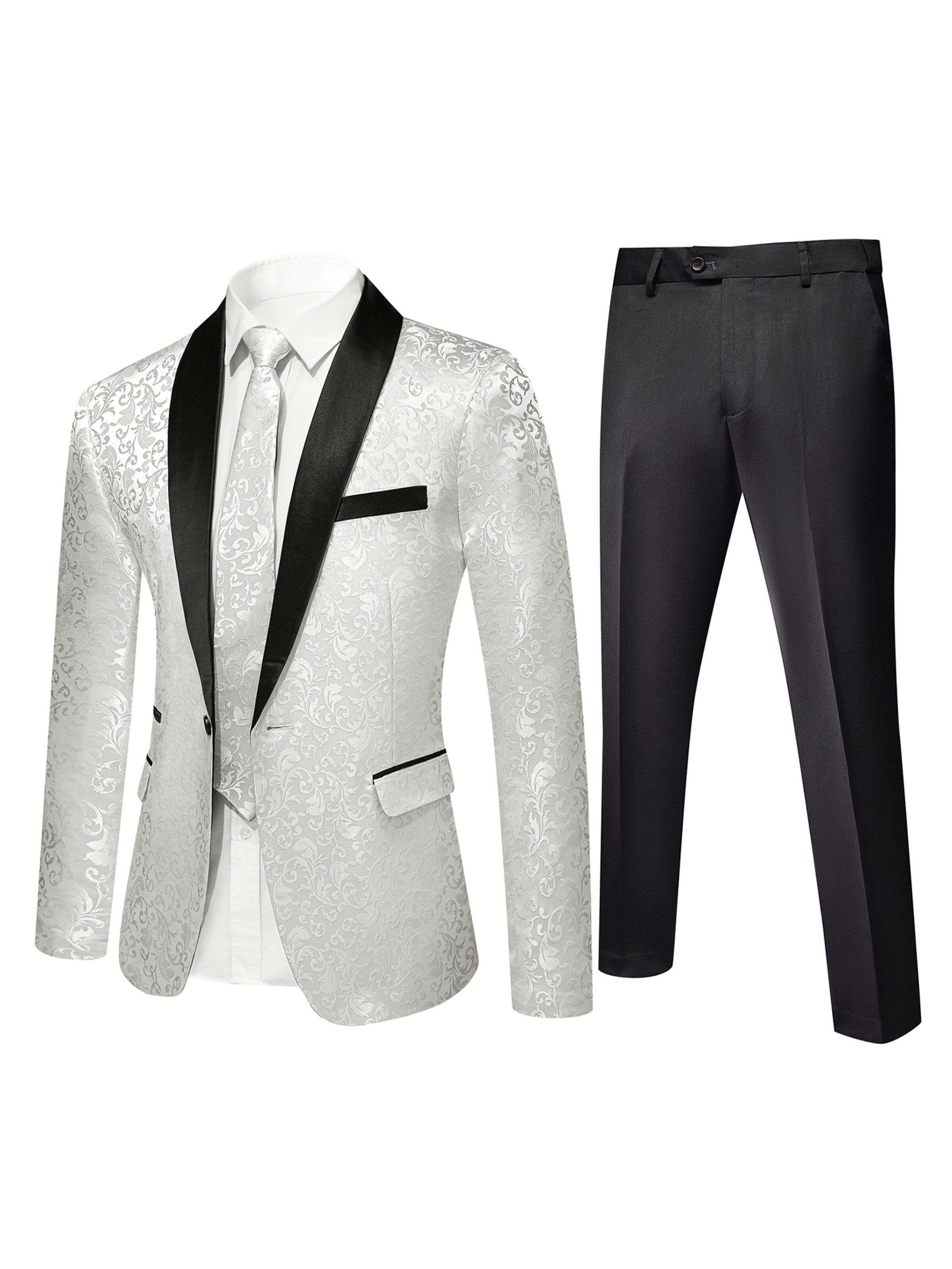 Youthup Slim fit Suit in White