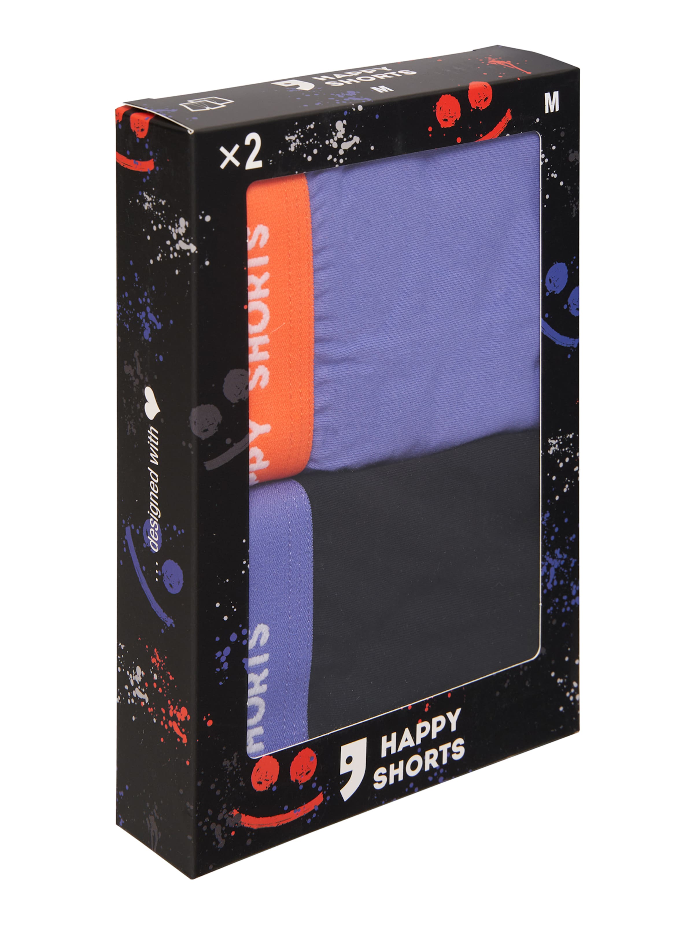 Happy Shorts - Boxers ' Base&Fun ' em mistura de cores