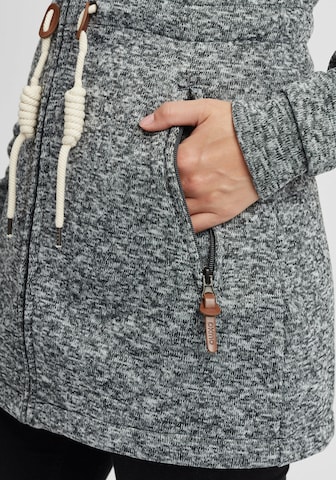 Oxmo Zip-Up Hoodie 'Thora' in Grey