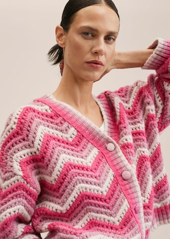 MANGO Strickjacke 'Gretel' in Pink