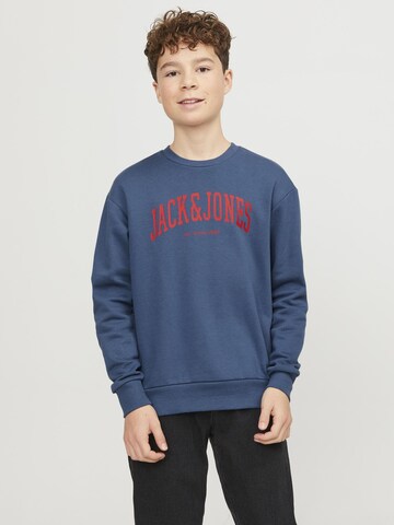 Sweat 'Josh' Jack & Jones Junior en bleu : devant