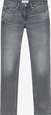 Calvin Klein Jeans Слим фит Дънки в сиво: отпред