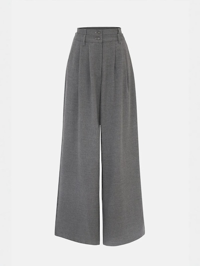 Hiccup Calças com pregas em cinzento escuro, Vista do artigo