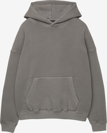 Sweat-shirt Pull&Bear en gris : devant