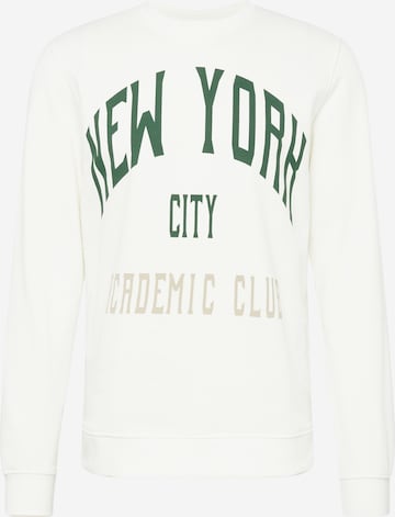 Only & Sons Sweatshirt 'DYLAN' in White: front