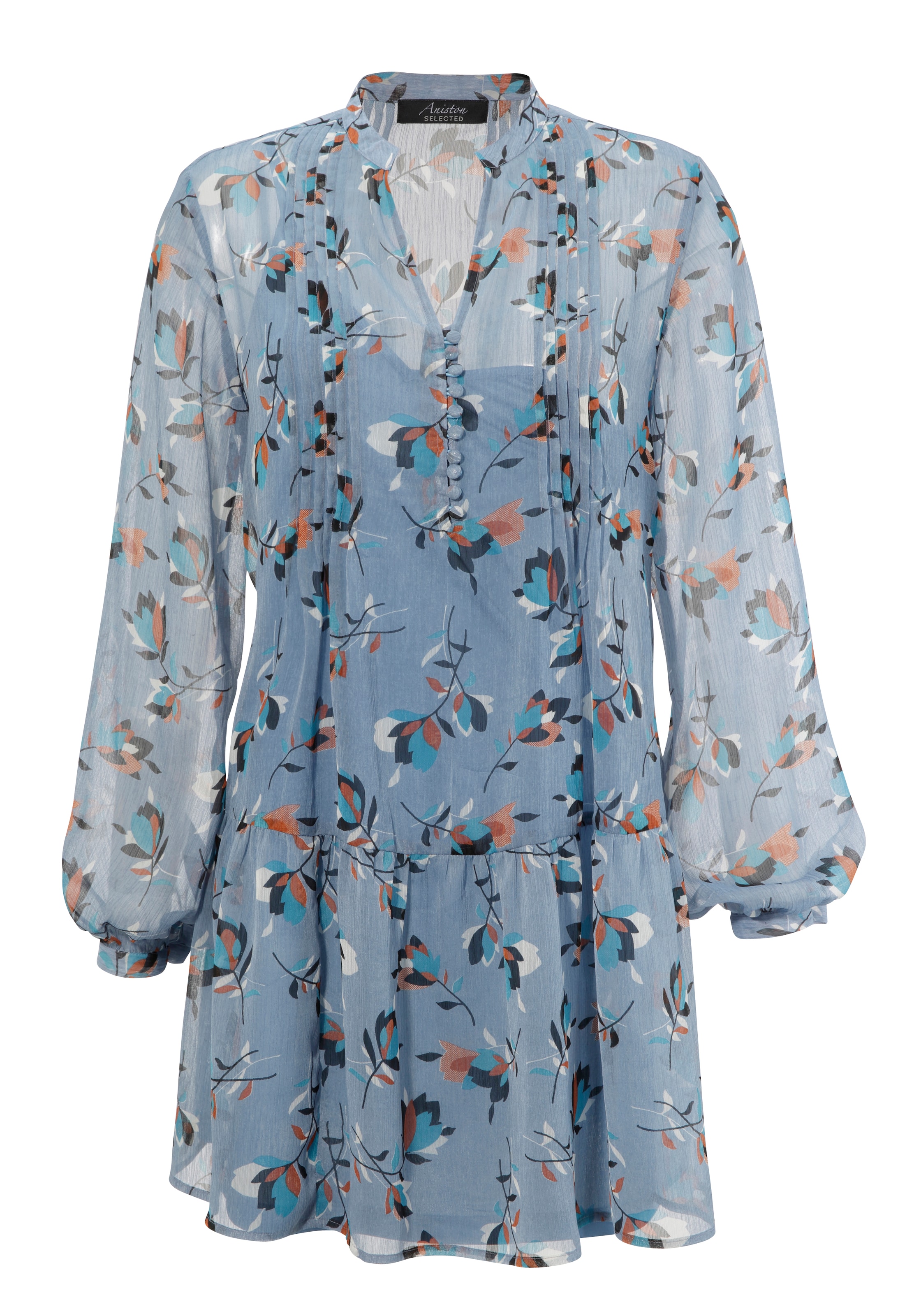 Aniston SELECTED Bluse in Blau: Vorderseite