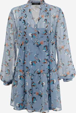 Aniston SELECTED Summer Dress in Blue: front