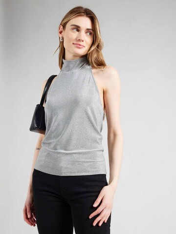 Top di Banana Republic in argento: frontale
