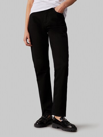 Coupe slim Jean Calvin Klein Jeans en noir : devant