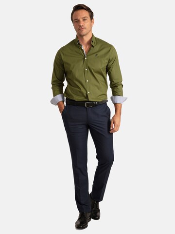 Jacey Quinn Slim fit Overhemd in Groen