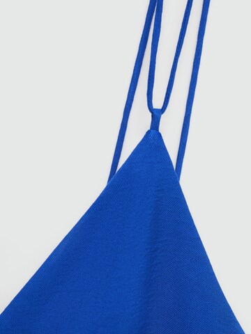 MANGO Jumpsuit 'Pinkie' i blå