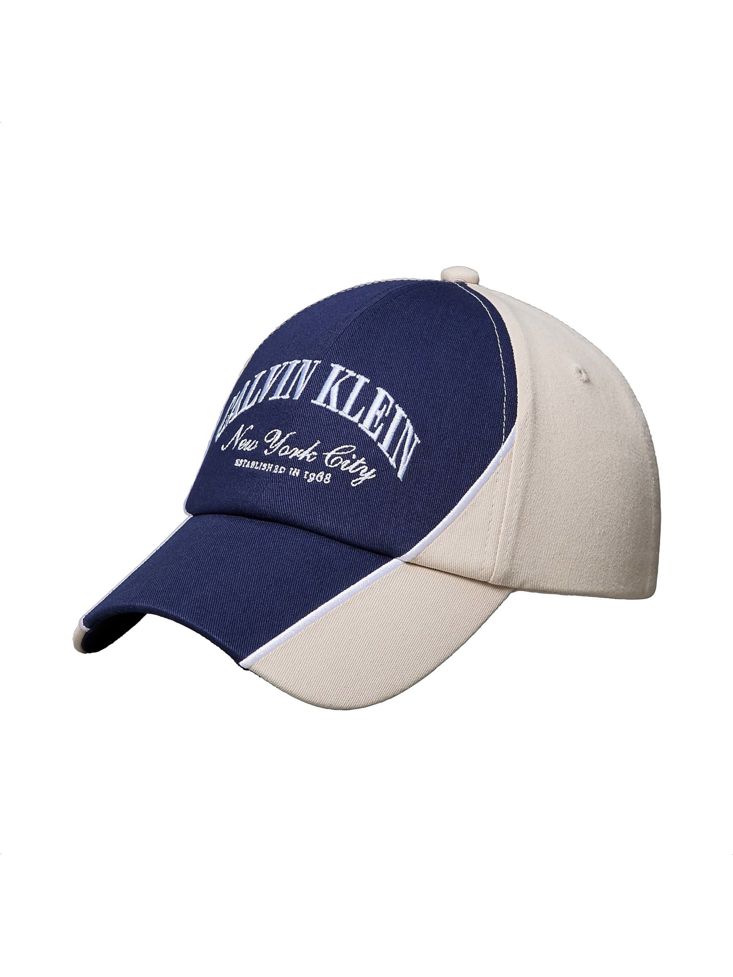 Calvin Klein Cap in Beige: Vorderseite