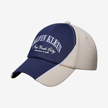 Casquette Calvin Klein en beige : devant