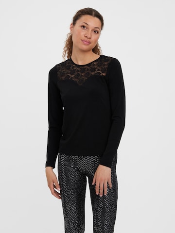 T-shirt 'MILLA' VERO MODA en noir : devant