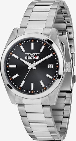 SECTOR Uhr in Schwarz: Vorderseite