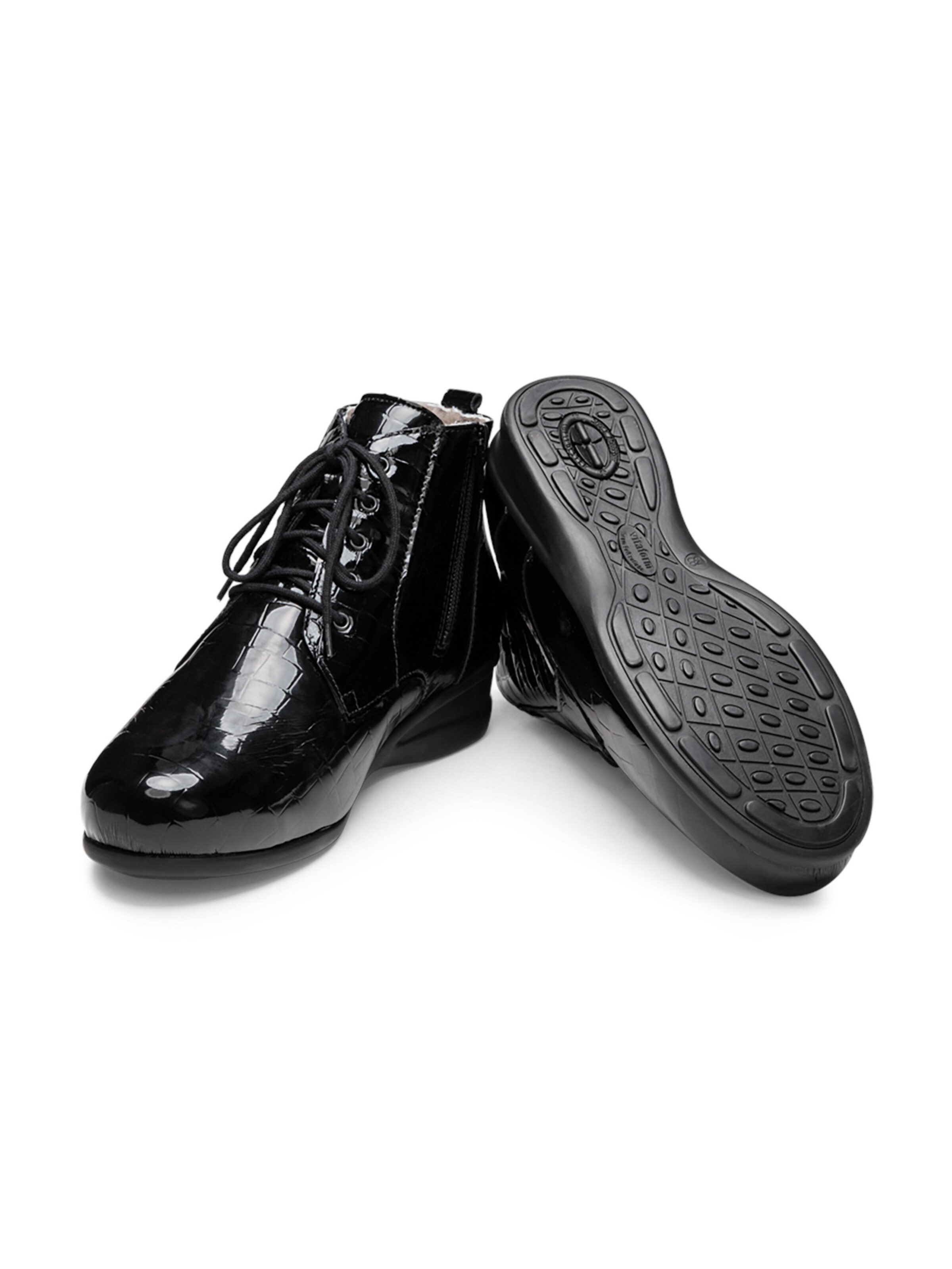 Stivaletto stringato di VITAFORM in nero