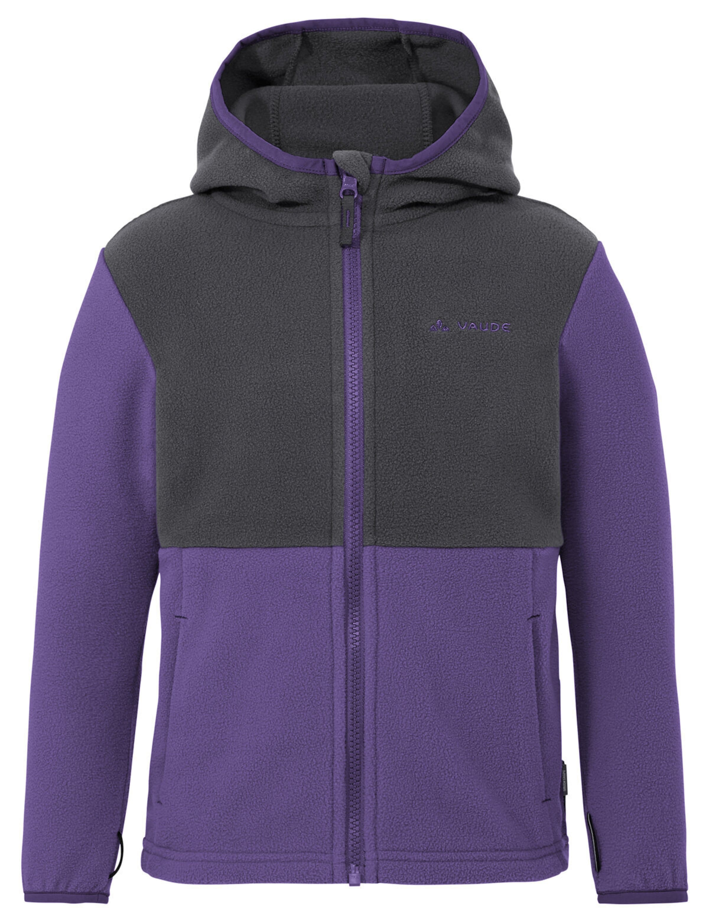 VAUDE Functionele fleece jas 'Pulex II' in Lila: voorkant