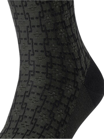 FALKE Socks 'Artwork Tie' in Black