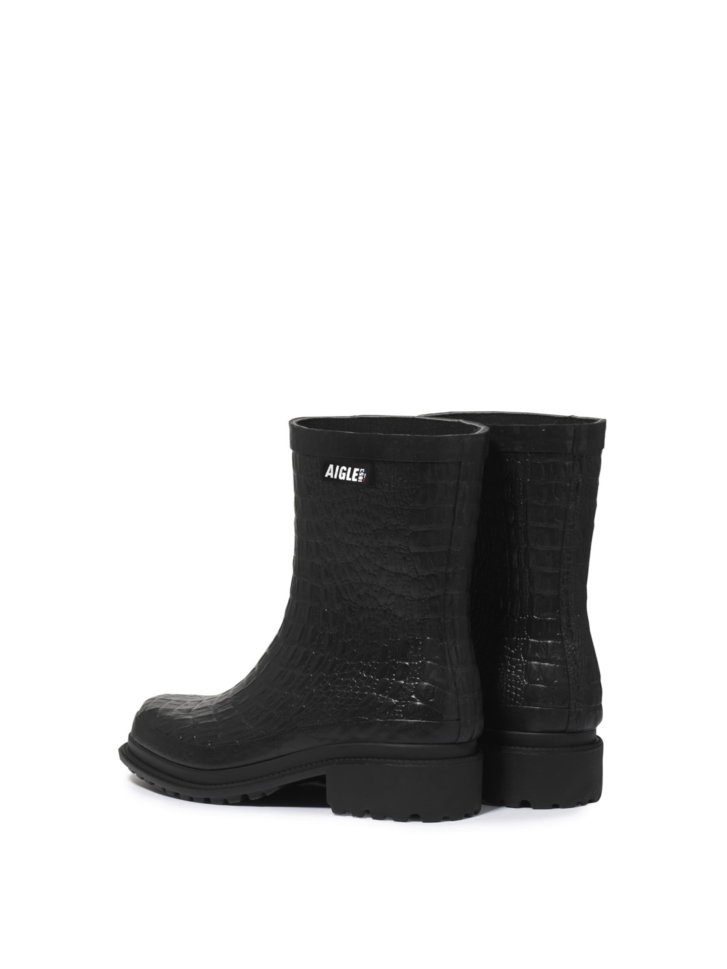 AIGLE - Botim em preto: atrás