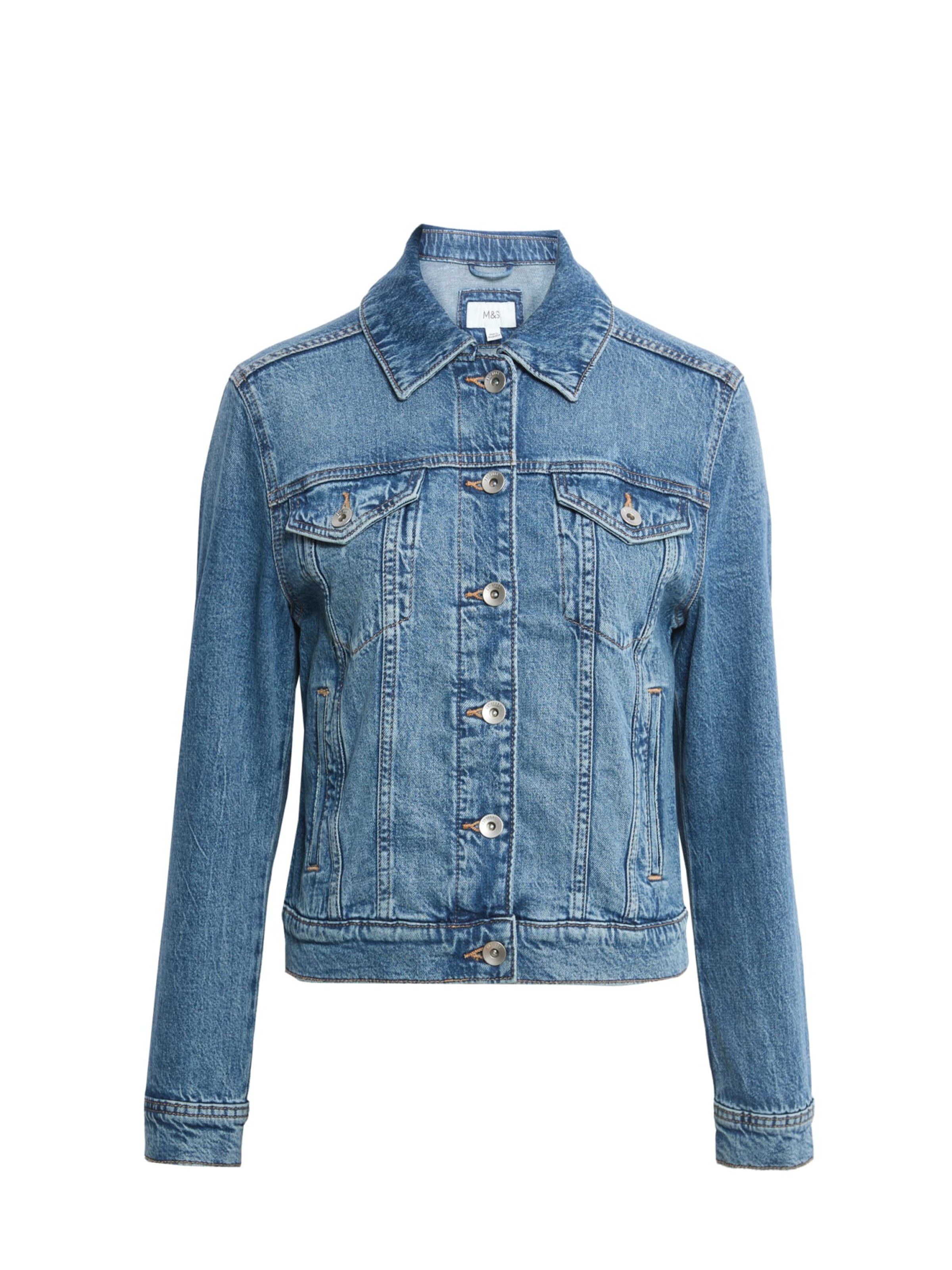 Marks & Spencer Between-season jacket in Blue: front