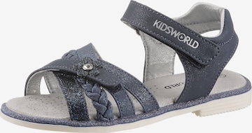 Kidsworld Sandals in Blue: front