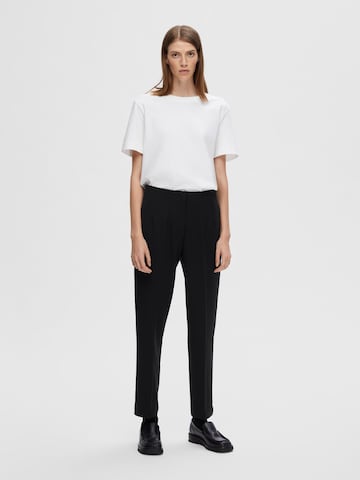 SELECTED FEMME Regular Broek 'EMMA-TIA' in Zwart