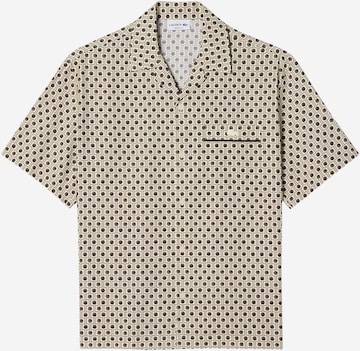 LACOSTE Comfort Fit Hemd in Beige: Vorderseite