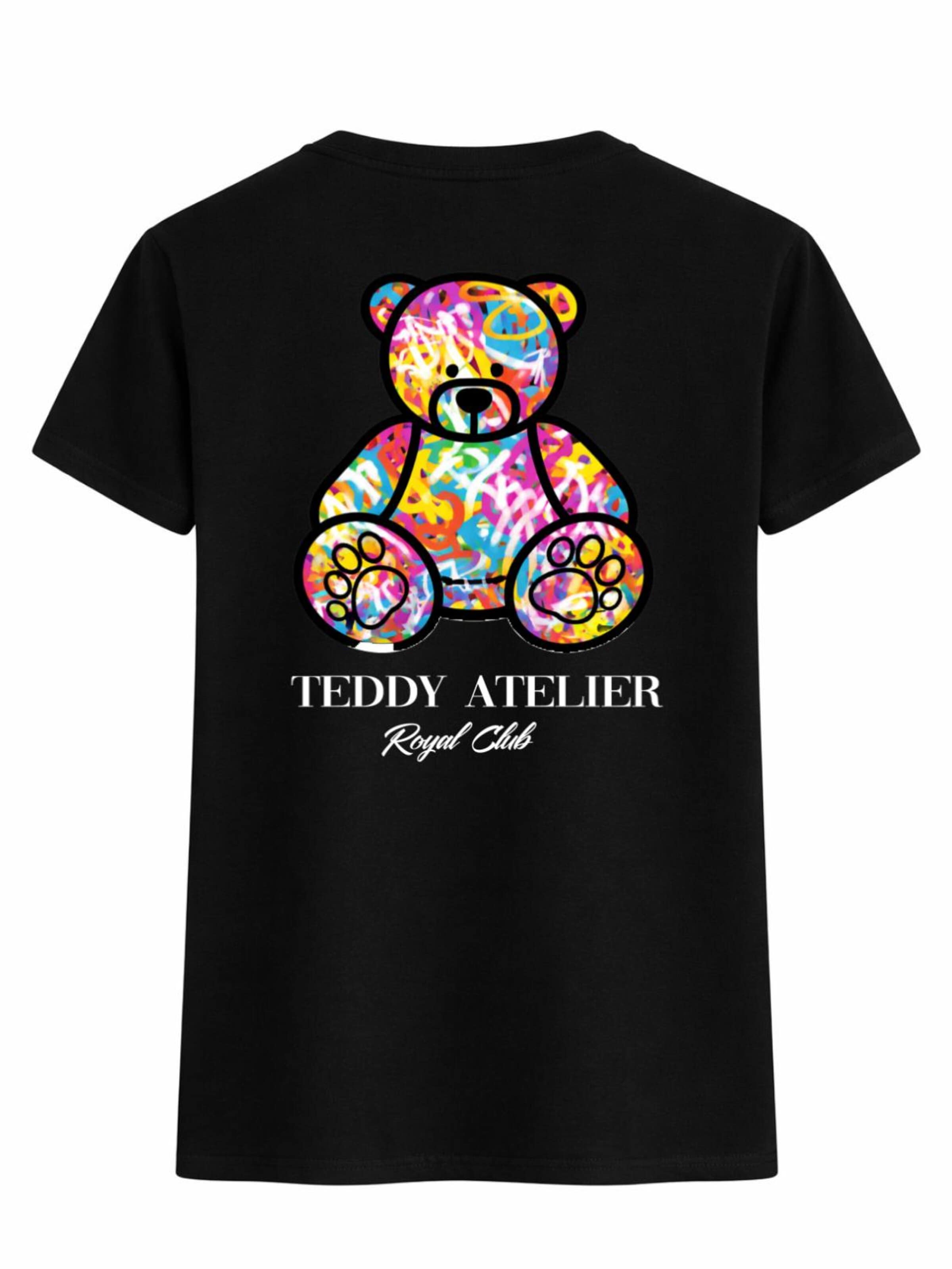 RMK Shirt 'Teddy Atelier' in Black: front