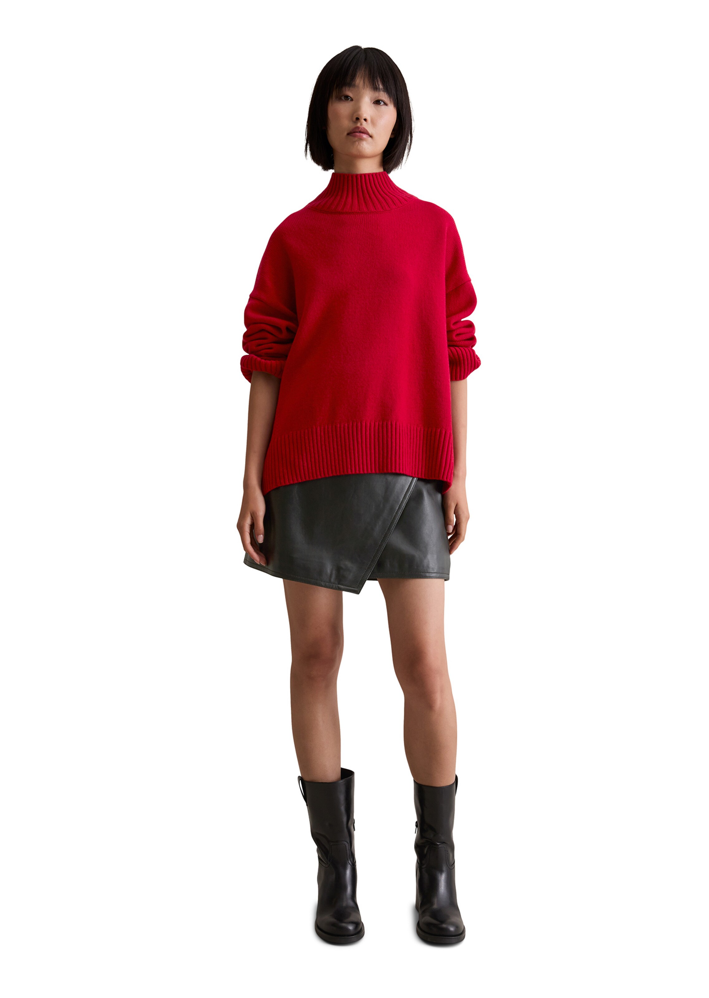 Pull-over Marc O'Polo DENIM en rouge : devant