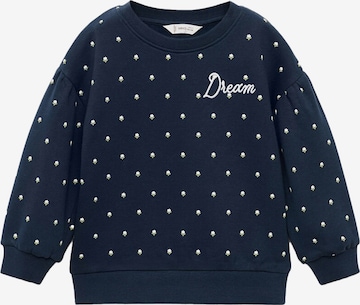 MANGO KIDS Collegepaita 'SWEETSET' värissä sininen: etupuoli