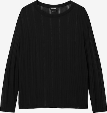 Pull-over Pull&Bear en noir : devant