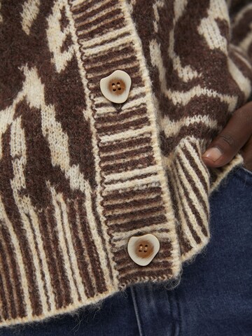 Cardigan 'Ursel' OBJECT en marron