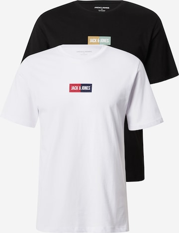 T-Shirt 'JJPAN' JACK & JONES en noir : devant