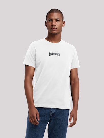 F4NT4STIC Shirt in Wit: voorkant