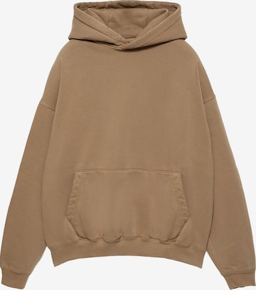 Pull&Bear Mikina 'STWD' – hnědá: přední strana