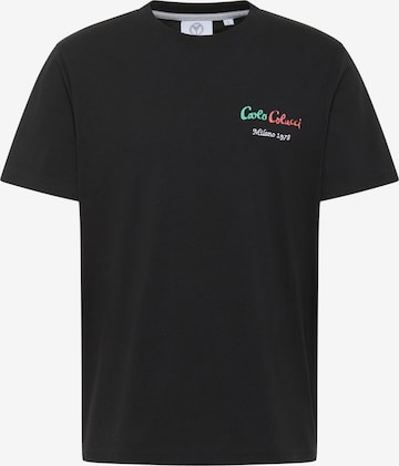 T-Shirt 'di Cugno' Carlo Colucci en noir : devant