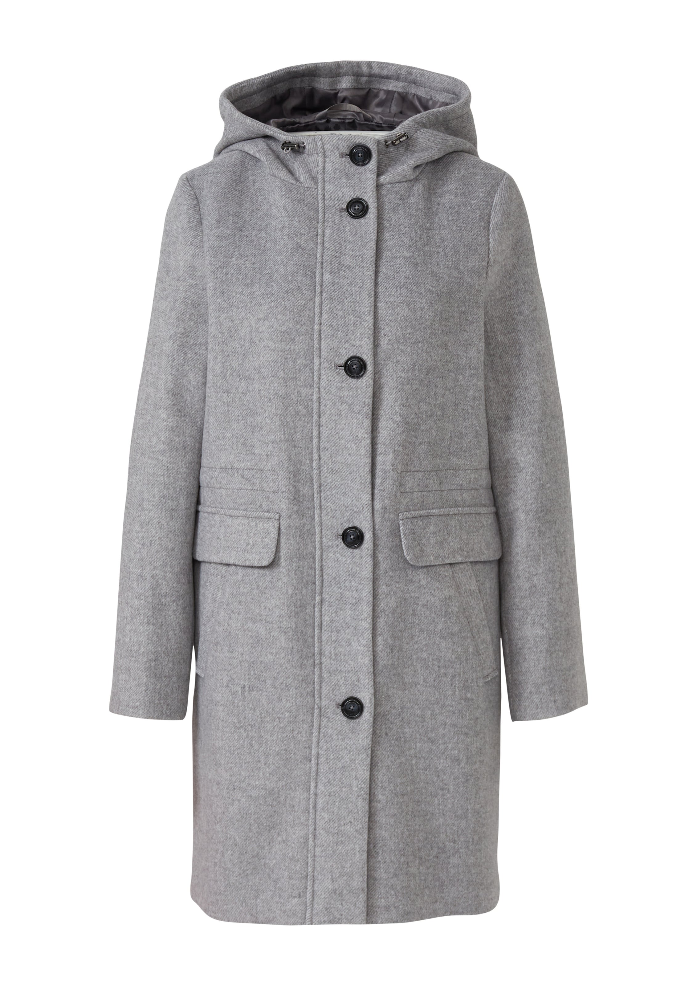 s.Oliver Tussenmantel in Grijs: voorkant