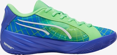 PUMA Urheilukengät 'All-Pro NITRO Marcus Smart' värissä sininen / vihreä / limetti, Tuotenäkymä