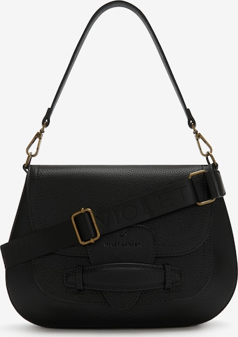 Violet Hamden Handbag in Black: front