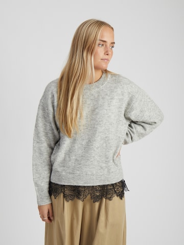 minus - Top 'Feline' en gris: frente
