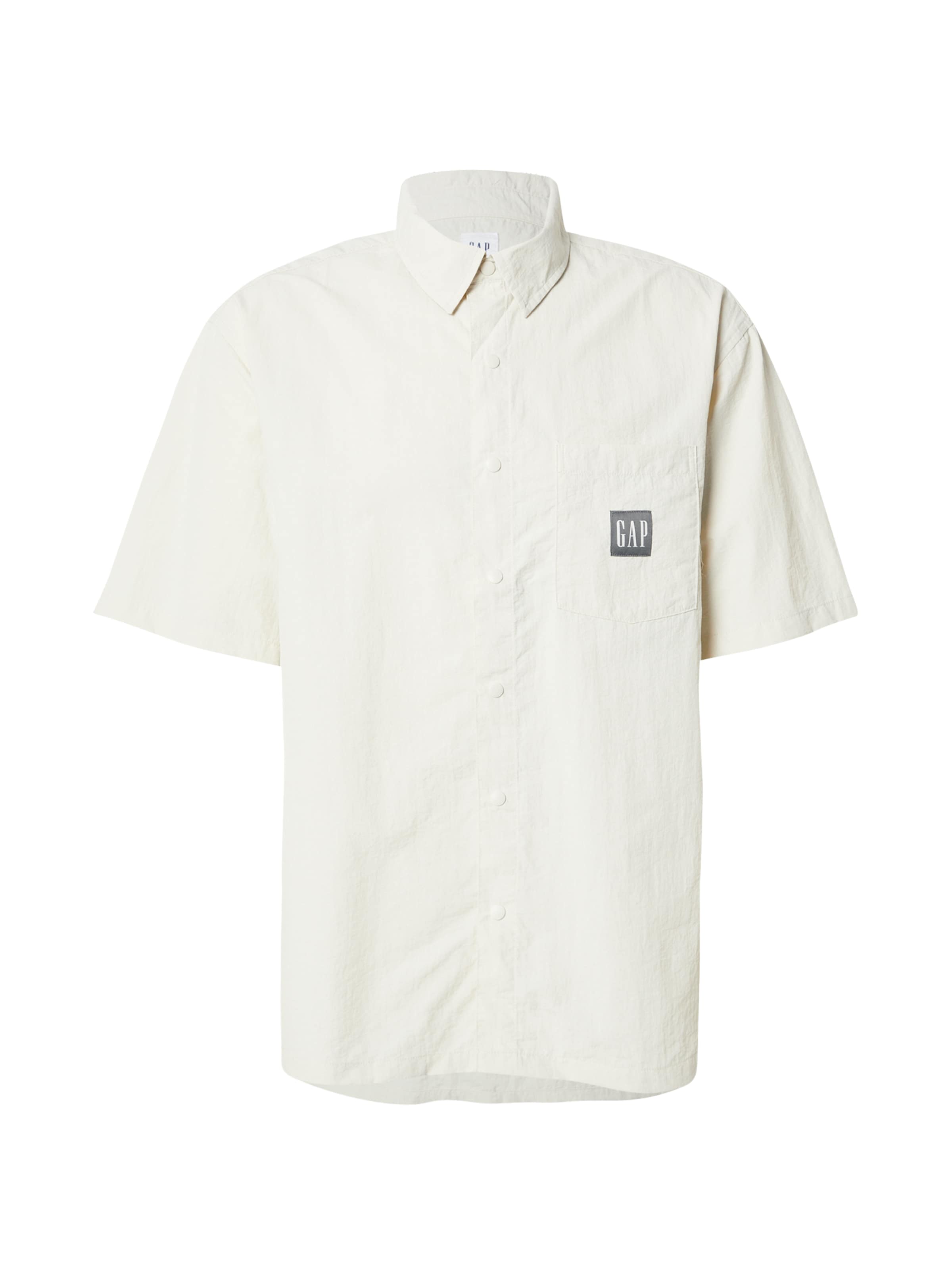 GAP - Ajuste confortable Camisa en beige: frente